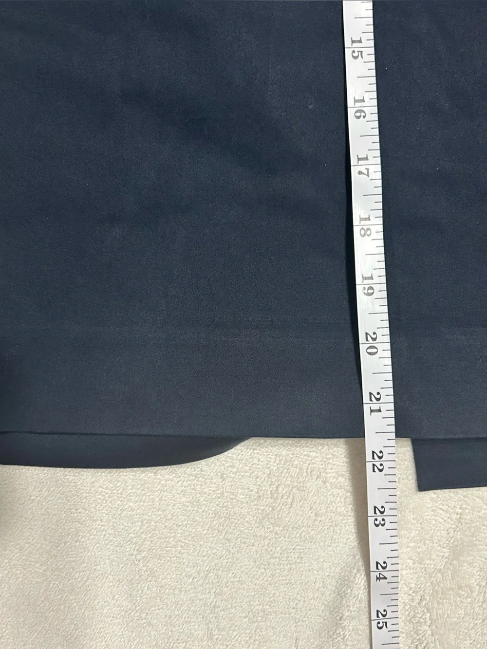Banana Republic Navy Stretchy Pencil Skirt - Sleek Office Staple - Picture 3 of 6